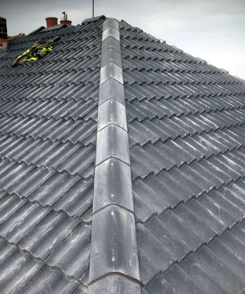 ridge tiles installed by r worthington and sons roofing bolton